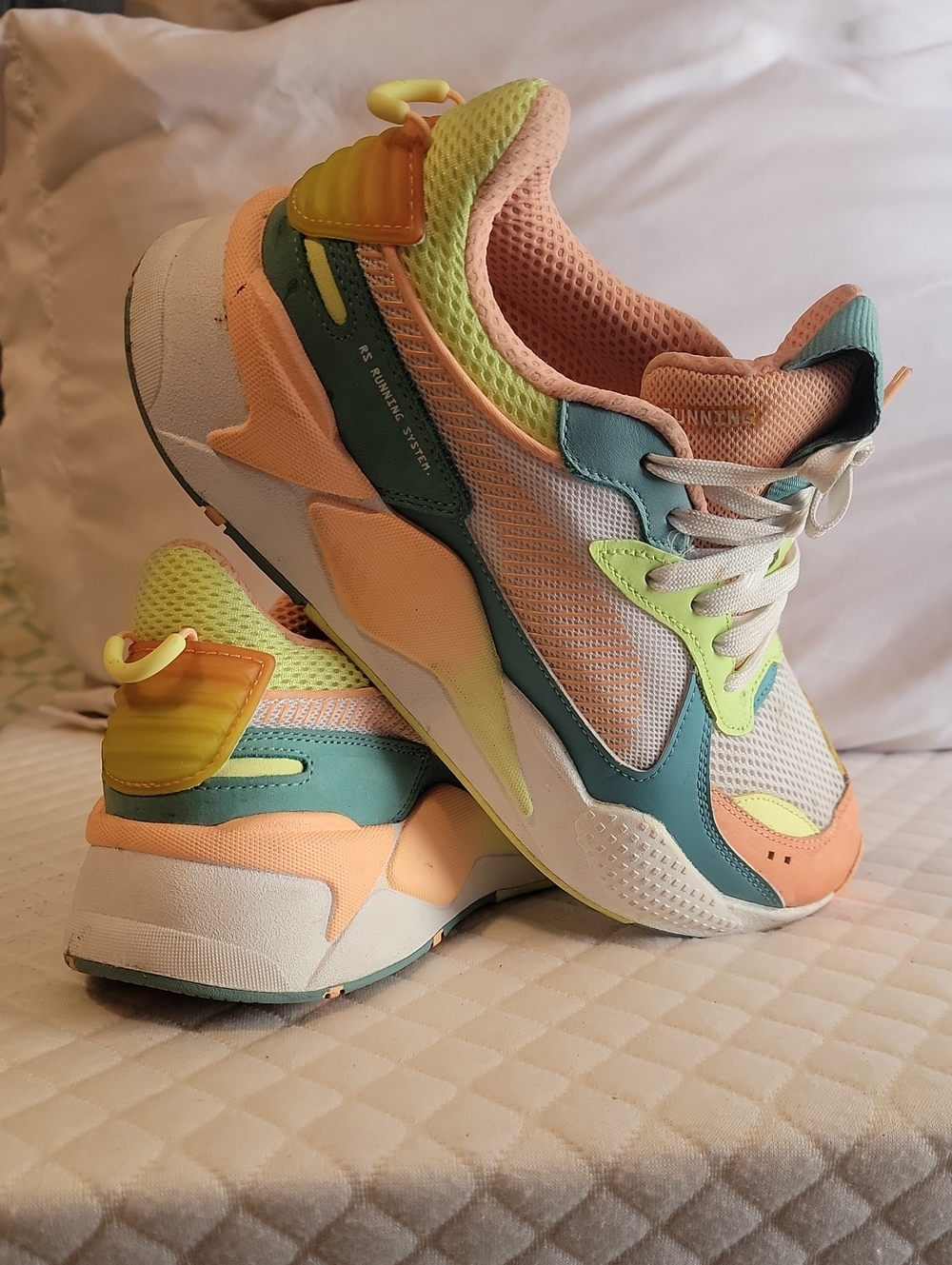 Puma Women’s Pastel Multi-Color Mesh Sneakers